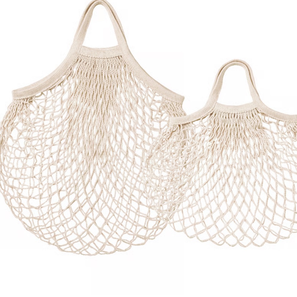 IKEA KUNGSFORS Mesh bag set of 2 natural